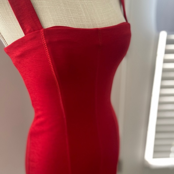 Alythea Bandage Red Mini Dress - Picture 2 of 10